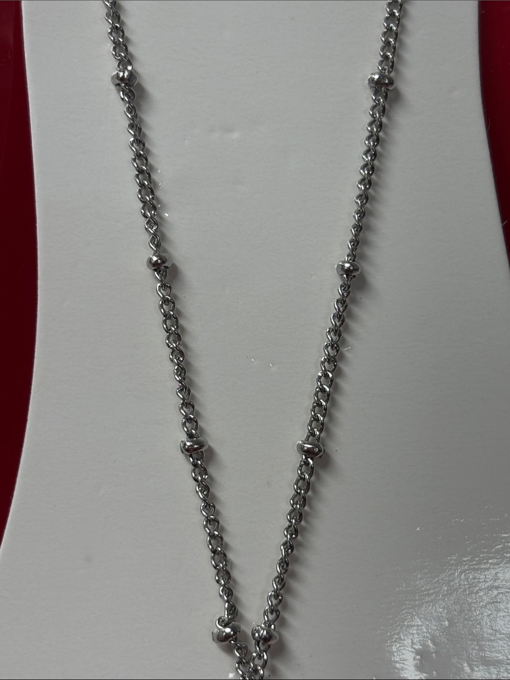 Stainless Steel Silver Teddy bear Anklet 🆕 - Picture 4 of 5
